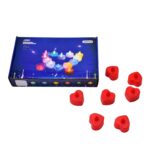 Flameless Candles LED Heart Shape Tea Light Candles Multi Color Electrical Diya Candles Battery Operated Fake Candles...