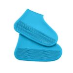 Non-Slip Silicone Rain Anti skid Waterproof Fordable Boot Shoe Cover (Mix Color) - Back View by Nari Haat, Indian eth...
