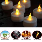Floating Flameless Tea Light Candles – Battery Operated Set of 12 for Decor - Image 8