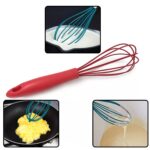 Manual Whisk Mixer – Silicone Cream Whisk, Rotary Egg Beater for Kitchen Baking - Neckline Detail by Nari Haat, Ind...