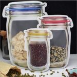 Transparent Jar Shaped Stand-up Pouch with Zipper