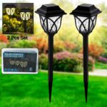Solar Garden Lights LED Outdoor Stake Spotlight Fixture Garden Light (Pack of 2pc ) - Image 4