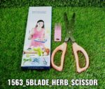 Stainless Steel 5-Blade Herb Scissors - Full Detail by Nari Haat, Indian ethnic wear, women clothing, designer suit