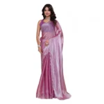 Magenta Jimmy Choo Embellished Bollywood Saree