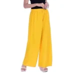 Women's Yellow Palazzo - Angle 2