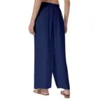 Women's Navy Palazzo - Angle 2