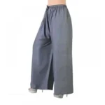 Women's Grey Rayon Palazzo Pants