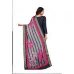 Generic Women's chanderi silk  Printed Dupatta (Black, Length: 2 Mtr) - Image 5
