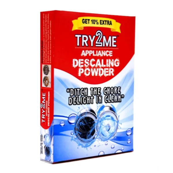 TRY2ME Washing Machine Descaling Powder, white box