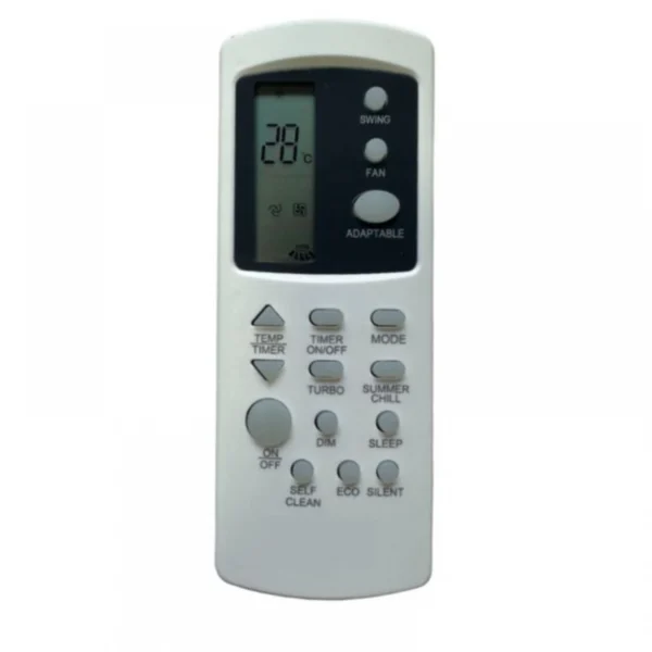 White Godrej AC remote control