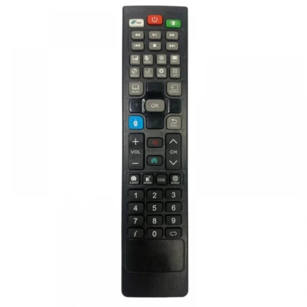 Black Intex Smart TV remote control