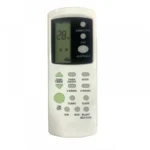 White Godrej AC remote control