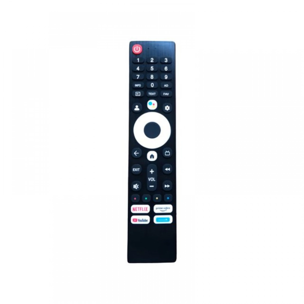 Generic black remote control for Lloyd Smart TV with voice