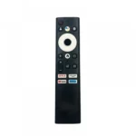 Generic black remote control for Lloyd Smart TV with app buttons