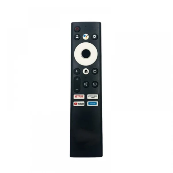 Generic black remote control for Lloyd Smart TV with app buttons