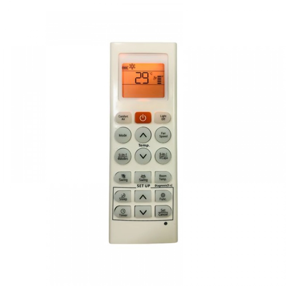 Generic white remote control for LG AC with backlight