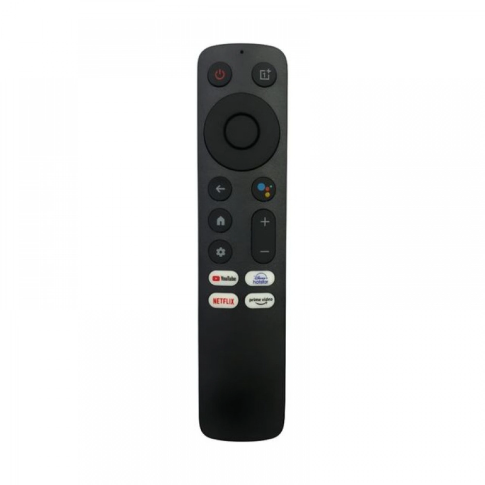 Generic black remote control for OnePlus Smart TV with voice