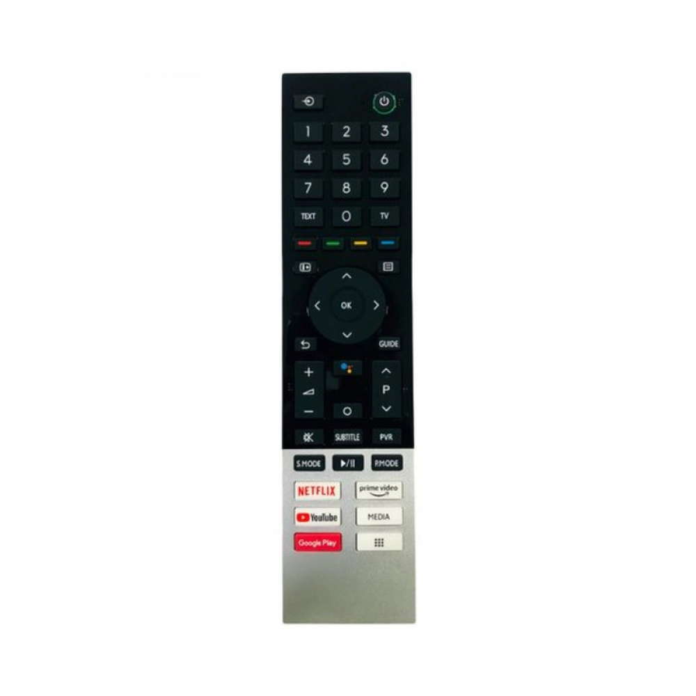 Generic black remote control for Toshiba Smart TV with voice