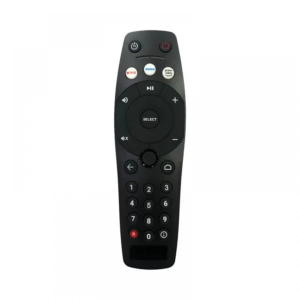 Generic black remote control for Tata Play Binge Plus DTH