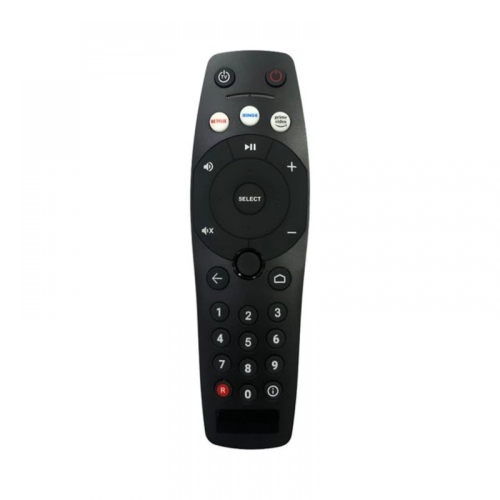 Generic black remote control for Tata Play Binge Plus DTH