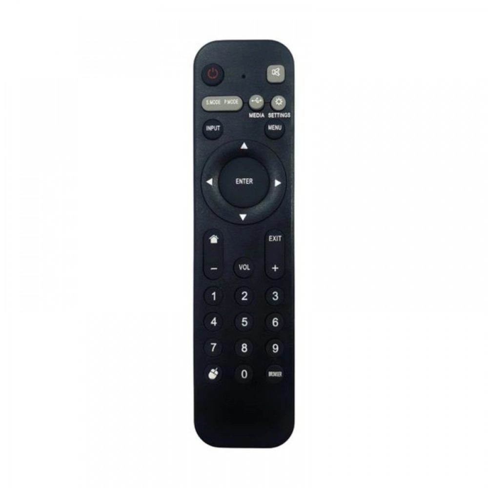 Black Kodak Smart TV Remote Control