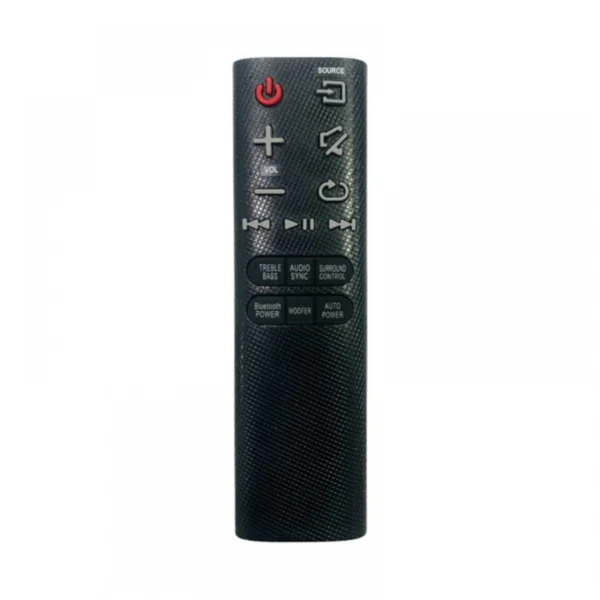 Black Samsung Sound Bar Remote Control