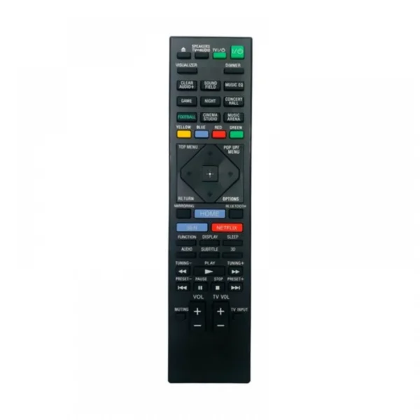 Black Sony Home Theatre System Remote Control