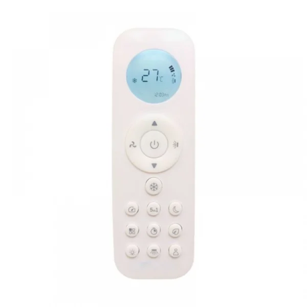 White Bluestar AC Remote Control with Backlight