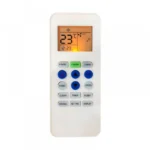White Lloyd AC remote control with backlight