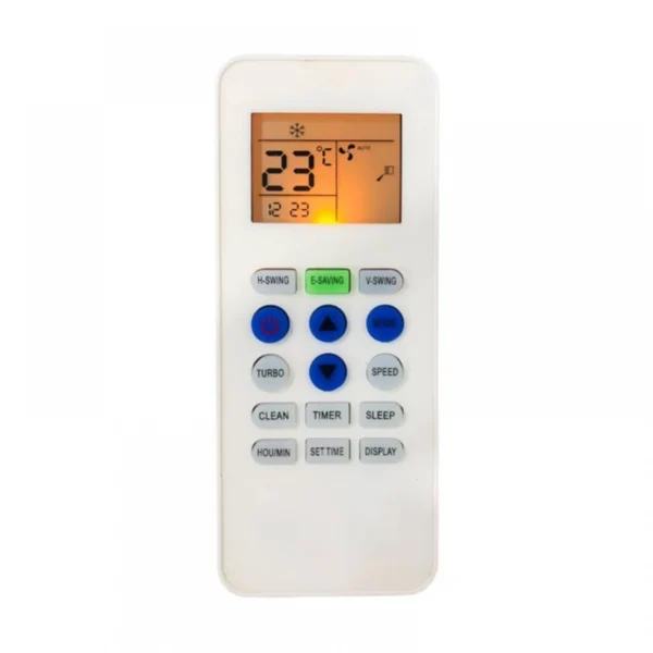 White Lloyd AC remote control with backlight