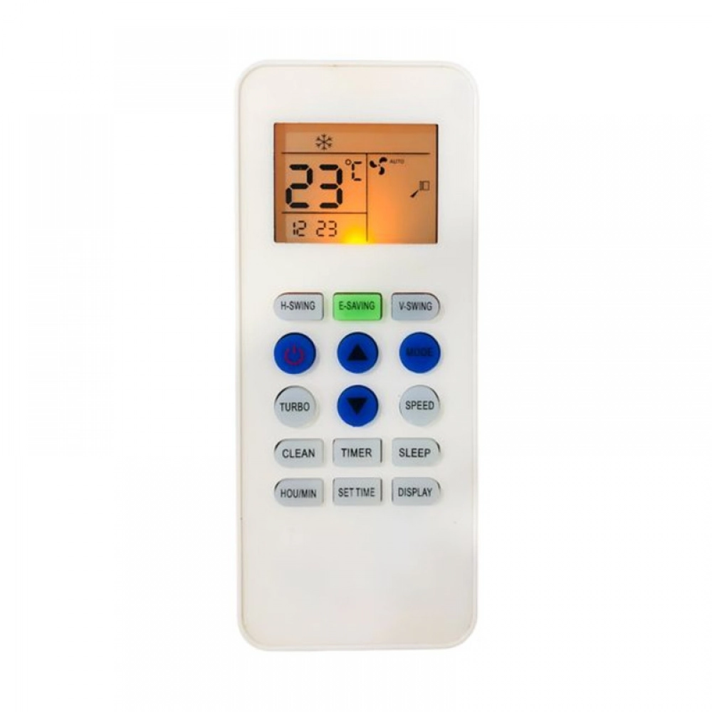 White Lloyd AC remote control with backlight
