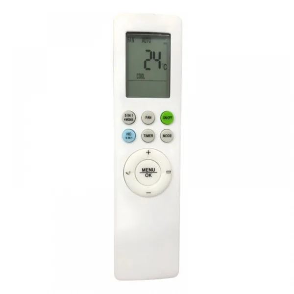 White Onida AC remote control without backlight