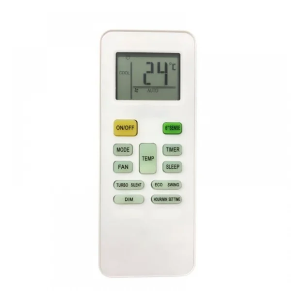 Whirlpool AC remote control without backlight