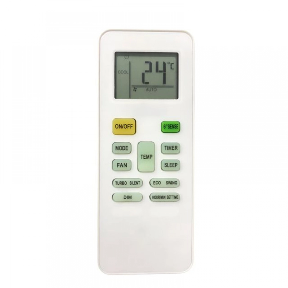 Whirlpool AC remote control without backlight
