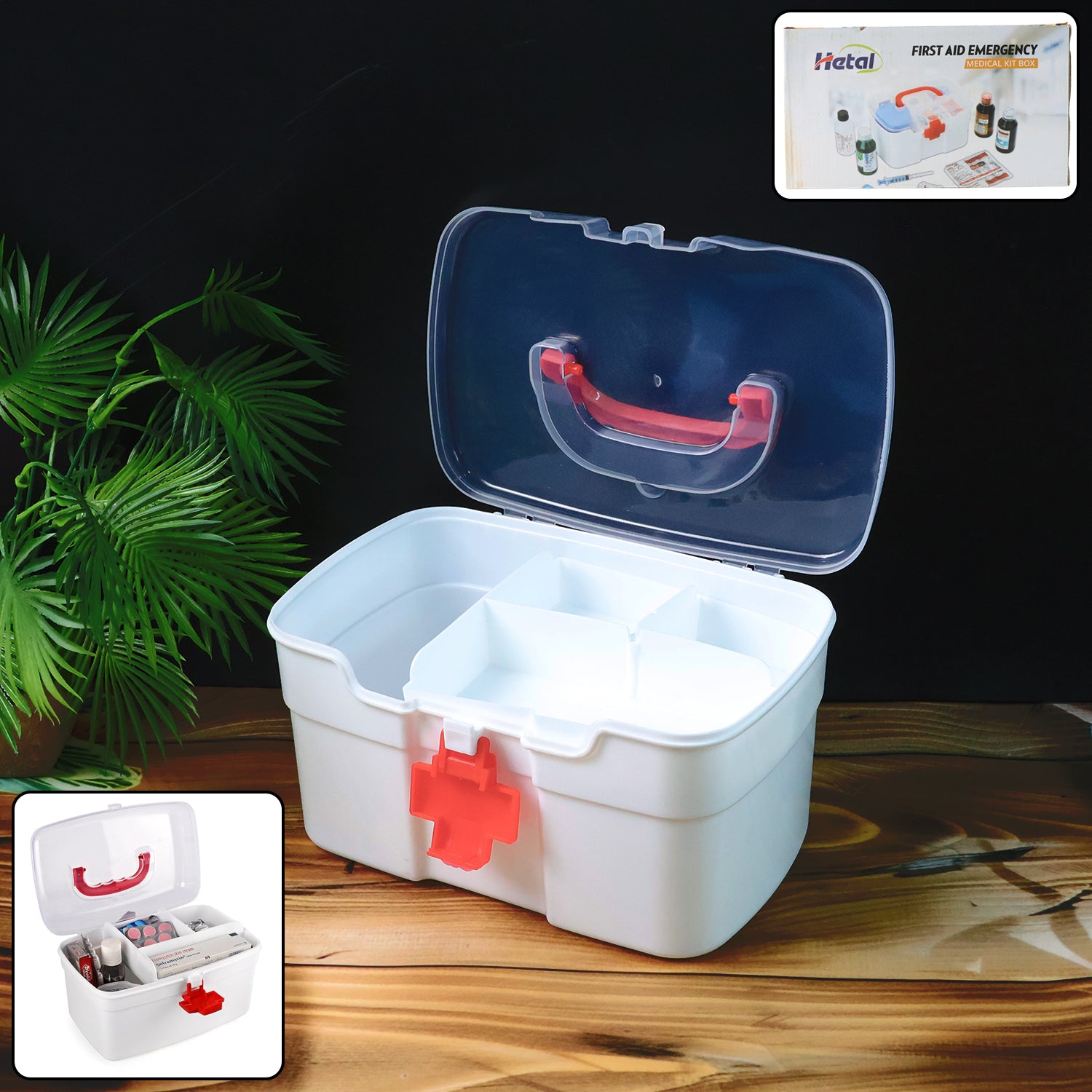 Medical Storage Box with Tray