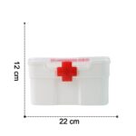 Medical Storage Box with Detachable Tray & Handle - Fabric Detail by Nari Haat, Indian ethnic wear, women clothing, d...