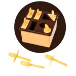 Plastic Kulfi Mold, Kulfi Molds 8 pcs Tray Ice Cream Mold (Brown Box) - Full Detail by Nari Haat, Indian ethnic wear,...