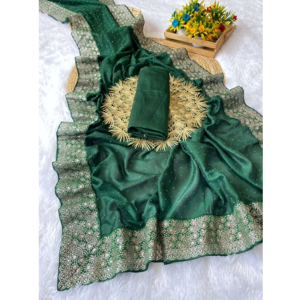 PID-62453-Generic-Women-s-Silk-Embroidred-Saree-With-Unstitched-Blouse-5-5-Mtr-Dark-Green-1-1000x1000-1.webp Dark Green Silk Embroidered Saree for Women