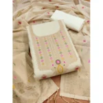 Printed Banarasi Silk Salwar Suit Material