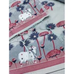 Generic Women's Banarasi Silk Printed Unstitched Salwar Suit Material With Dupatta (Grey, 3Mtrs) - Image 2