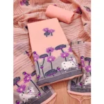 Peach Banarasi Silk Unstitched Salwar Suit Material with Dupatta