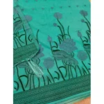 Generic Women's Banarasi Silk Printed Unstitched Salwar Suit Material With Dupatta (sea Green, 3Mtrs) - Image 2