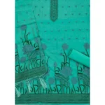 Generic Women's Banarasi Silk Printed Unstitched Salwar Suit Material With Dupatta (sea Green, 3Mtrs) - Image 3