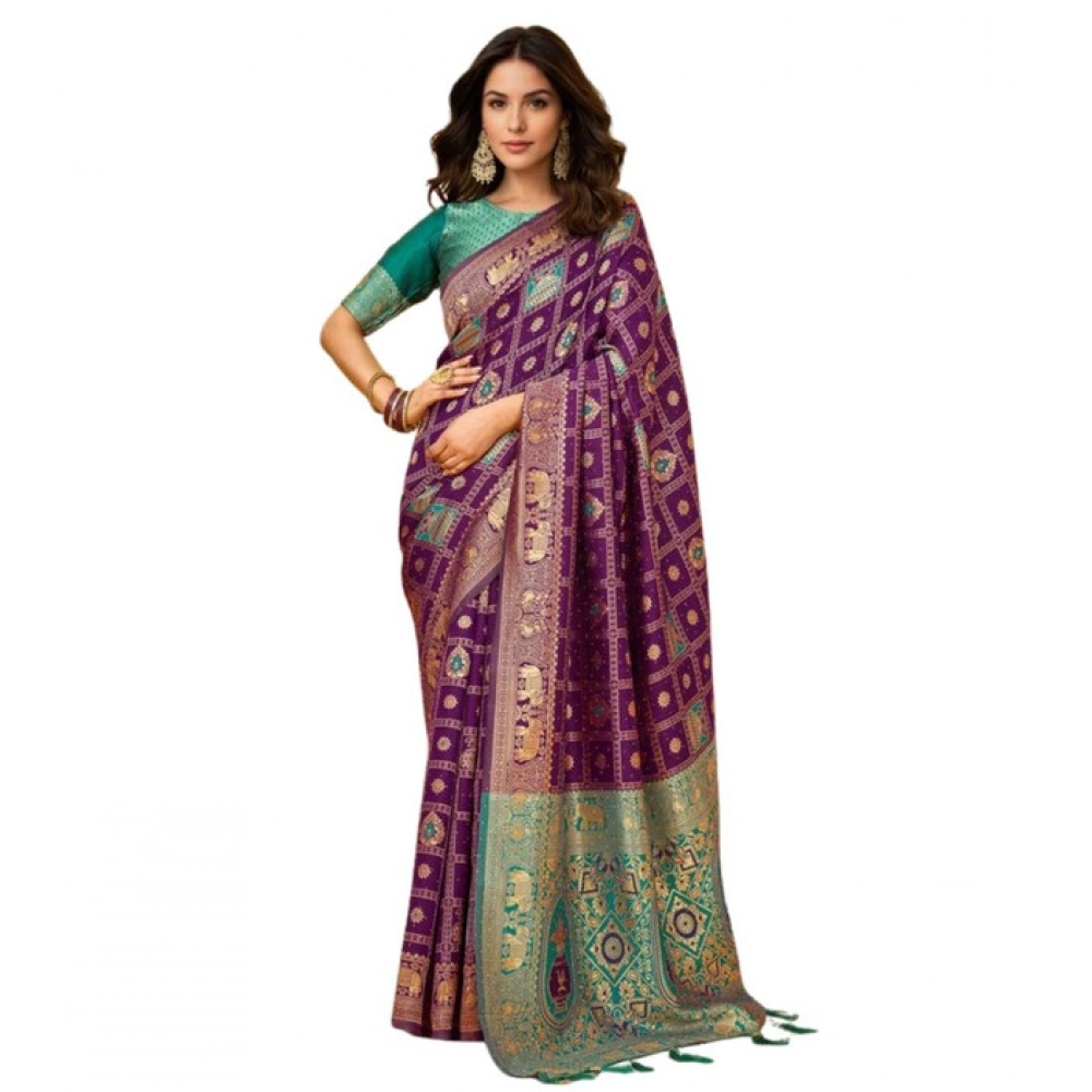 PID-62784-Generic-Women-s-Silk-Blend-Woven-Zari-Work-Saree-With-Unstitched-Blouse-5-5-Mtr-Purple-1-1000x1000-1.webp Purple Silk Blend Woven Zari Work Saree with unstitched blouse