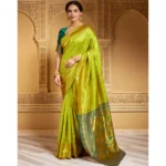 Zari Weaving Silk Saree - Angle 3