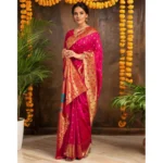Buy Pink Silk Saree Online