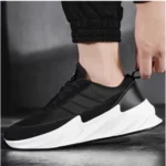 Generic Men's Casual Synthetic Lace-ups Casual Shoes (Black) - Image 5