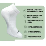 Unisex Cotton Ankle Socks - Angle 2
