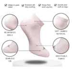 Unisex Cotton Ankle Socks - Angle 3