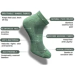 Generic 3_Pair Set Unisex Casual Cotton Printed Low Cut Socks (Multicolor) - Image 4